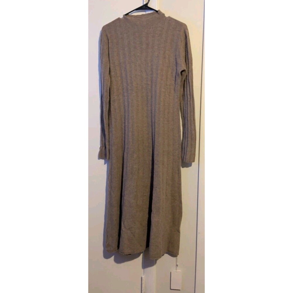 Ailaile Merino Wool Linen Long Duster Cardigan Size L
